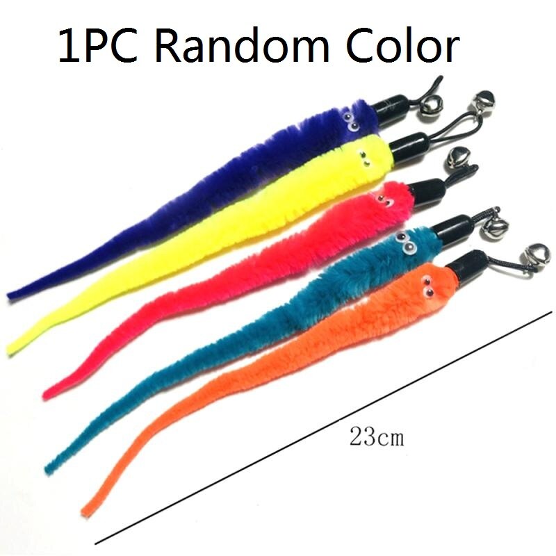 1PC Cat Stick Feather Replacement Head Cat Funny Toy Telescopic Cat Stick Teaser Wand Interactive Toys Pet Cat Toy DIY Supplies