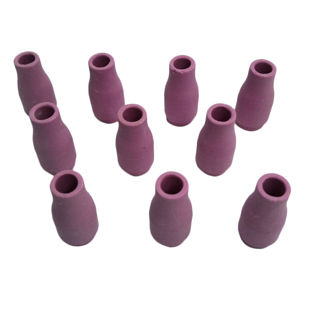 10 Pcs Ceramic Nozzle Welding Ceramic Nozzle Cup TIG Gas Lens Welding Consumables