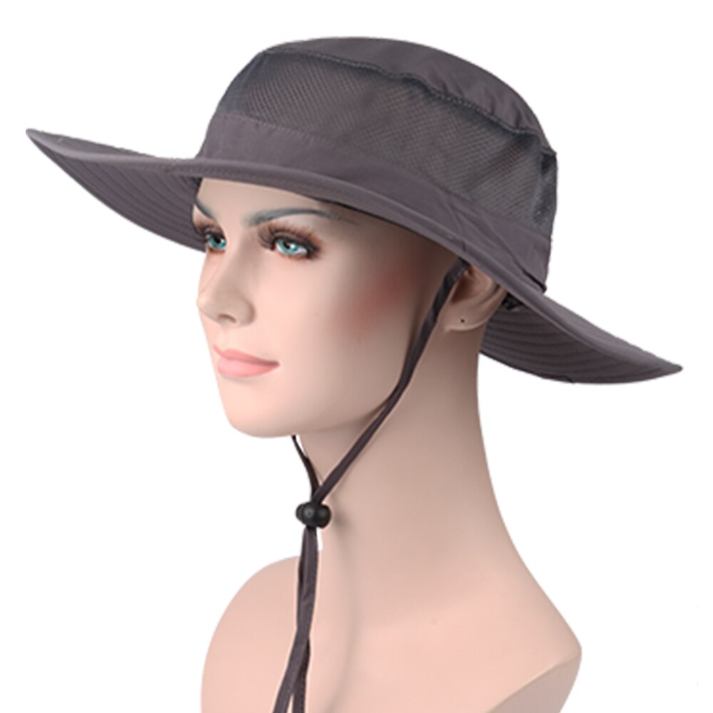 Outdoor Zon Bescherming Camping Vissen Hoed Brede Rand Zon Cap met Verwisselbare Nek Gezicht Flap Cover Cap voor Mannen en vrouwen