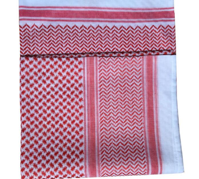 5 st muslimska hijab arabiska halsdukar män arabiska keffiyeh islamiskt pannband hatt mössa mössa tryck man halsduk turban arabiskt huvudskydd