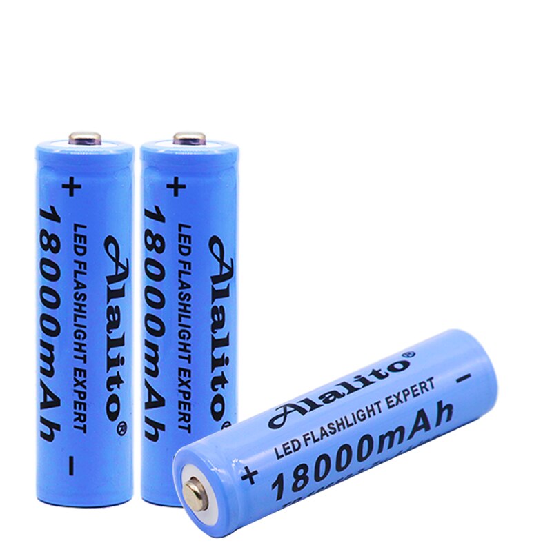 18650 Li-Ion battery 18000mah rechargeable battery 3.7V for LED flashlight flashlight or electronic devices batteria