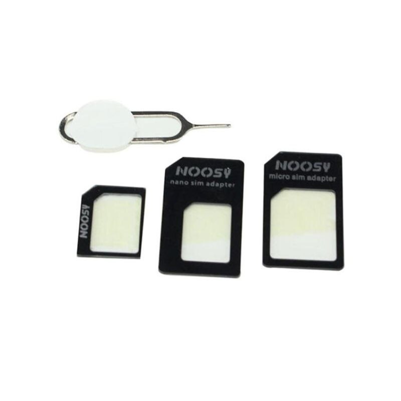 4 in 1 konvertera nano sim-kort till micro-standardadapter för iphone för samsung 4g lte usb trådlös router