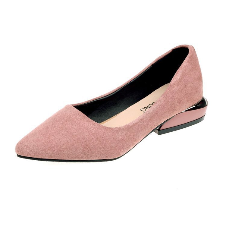 Tamaño grande individual 35-43 zapato Mujer otoño Zapatos señoras planos bajo con boca baja Zapatos De Mujer Sapato femenino