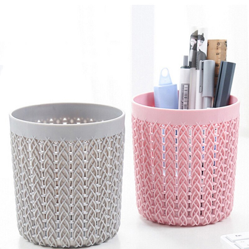 Caja de brochas cosméticas huecas de cilindro, multifuncional, caja de almacenamiento vacía, organizador de maquillaje para chica, soporte para bolígrafos para el hogar y la Oficina