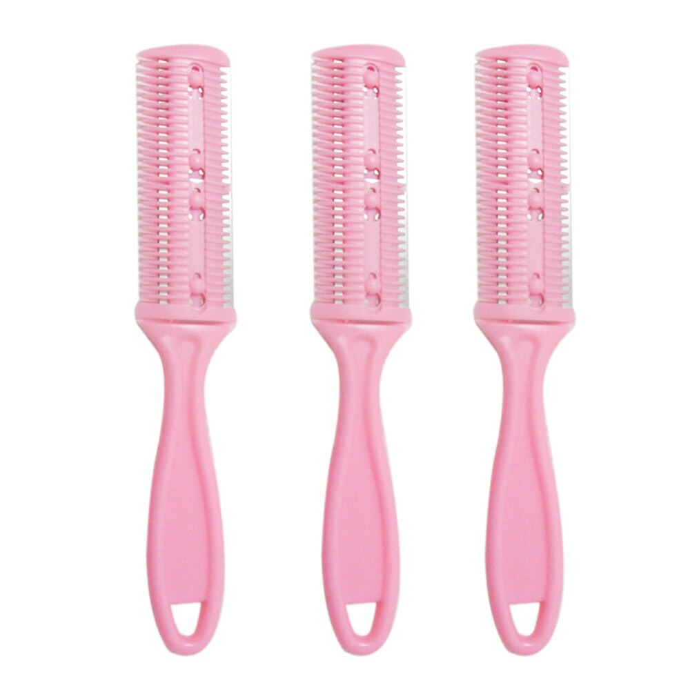 3Pcs Razor Comb Hair Cutter Comb Cutting Scissors Hair Thinning Comb Slim Haircuts Cutting Tool Razor Comb: 3