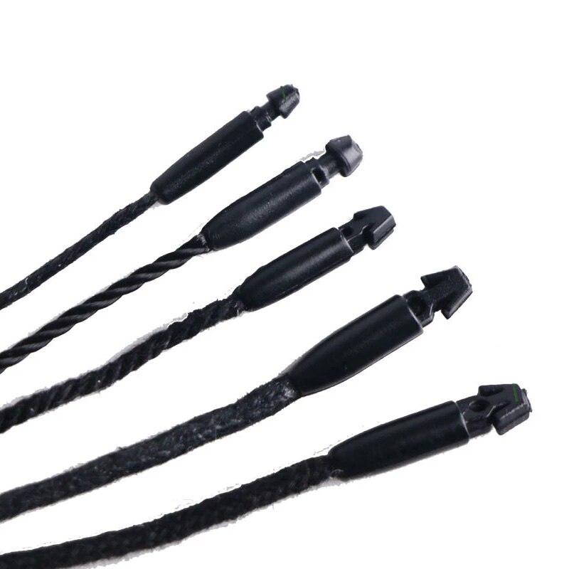 100 Stuks Kleding Tag Touw Wit Zwart Cords Katoen Opknoping Tabletten Kledingstuk Tags Diy Kleding Hang Tag Touw String accessoires