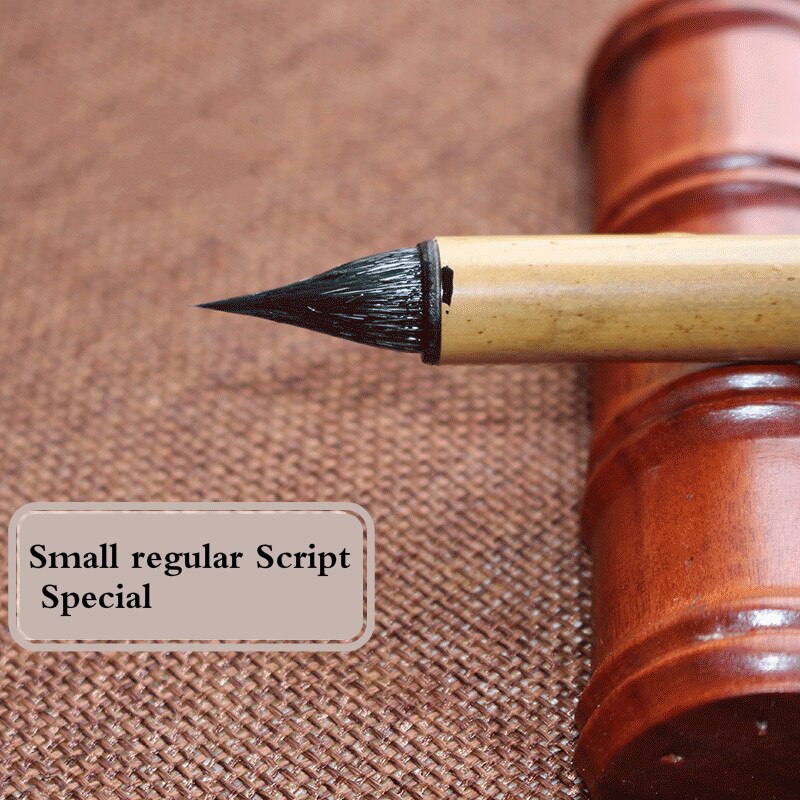 Chinese Calligraph Brushes Small Regular Script Special Writing Brush Caligrafia Ancient Craft Handmade Multiple Hair Brush Pen