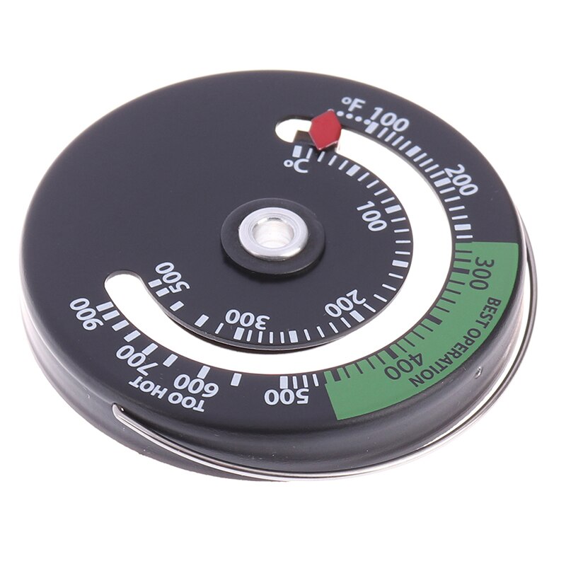 1PCS Magnetic Fireplace Stove Thermometer Fire Place Temperature Monitor