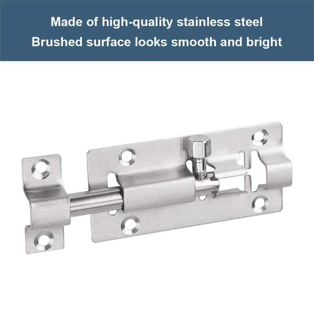 Furniture Door Bolts For Gate Security 2/3/4/5 Inch Sliding Stainless Door Steel Locks Chain Furniture Z3B7