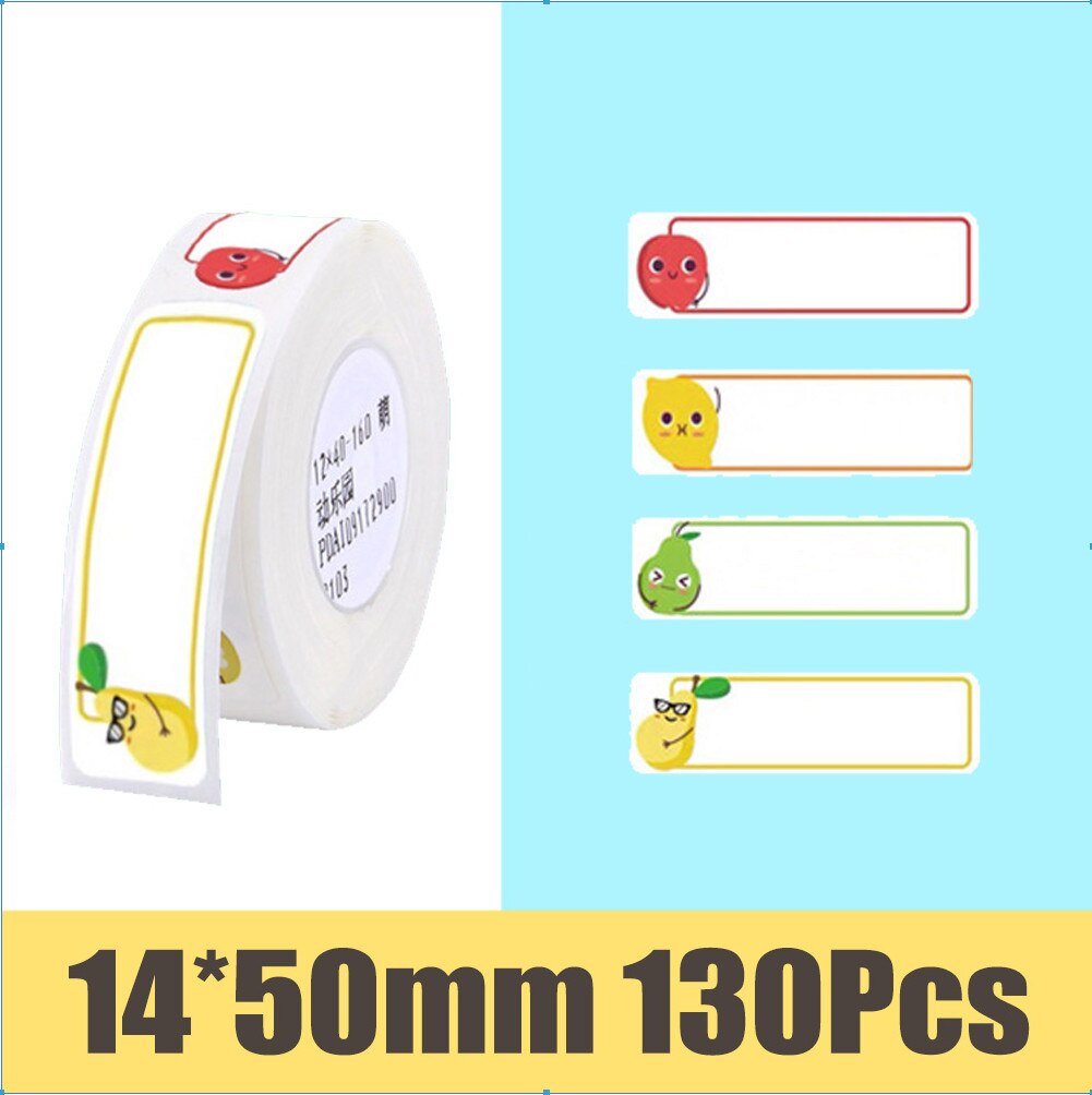 Label Printer Portable Pocket Label Printer Mini Sticker Bluetooth Thermal Label Printer Home Office Printer Paper Niimbot D11: 1Roll