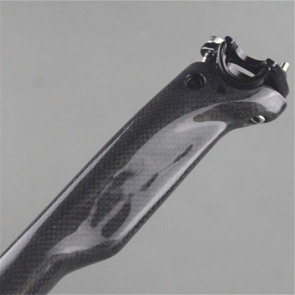 Geen logo carbon zadelpen 27.2 race mtb geen logo fiets zadelpennen zadelbuis brekende wind zadelpen 27.2/30.8/31.6 3k glans/mat