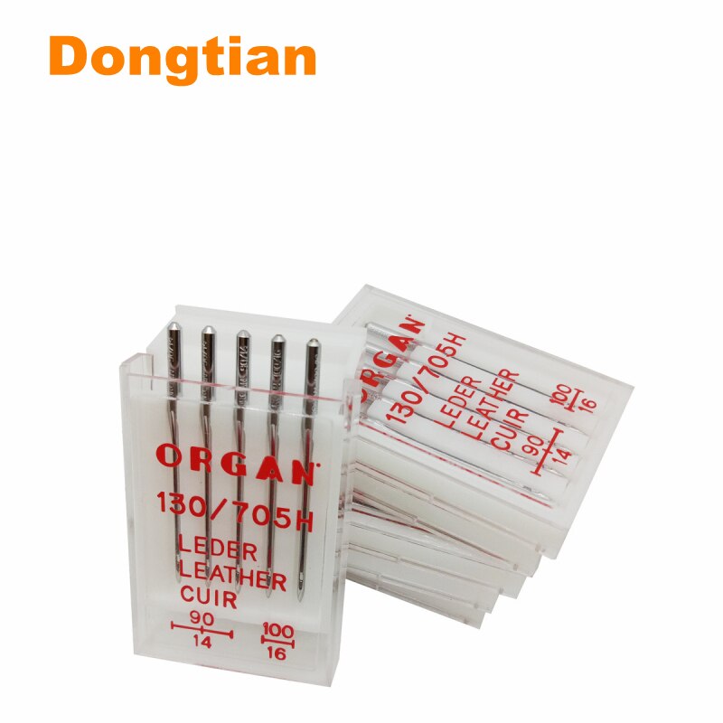 Top Household Sewing Machine Leather Organ Needles for Leather 5pcs/pack Mix Size 90 100