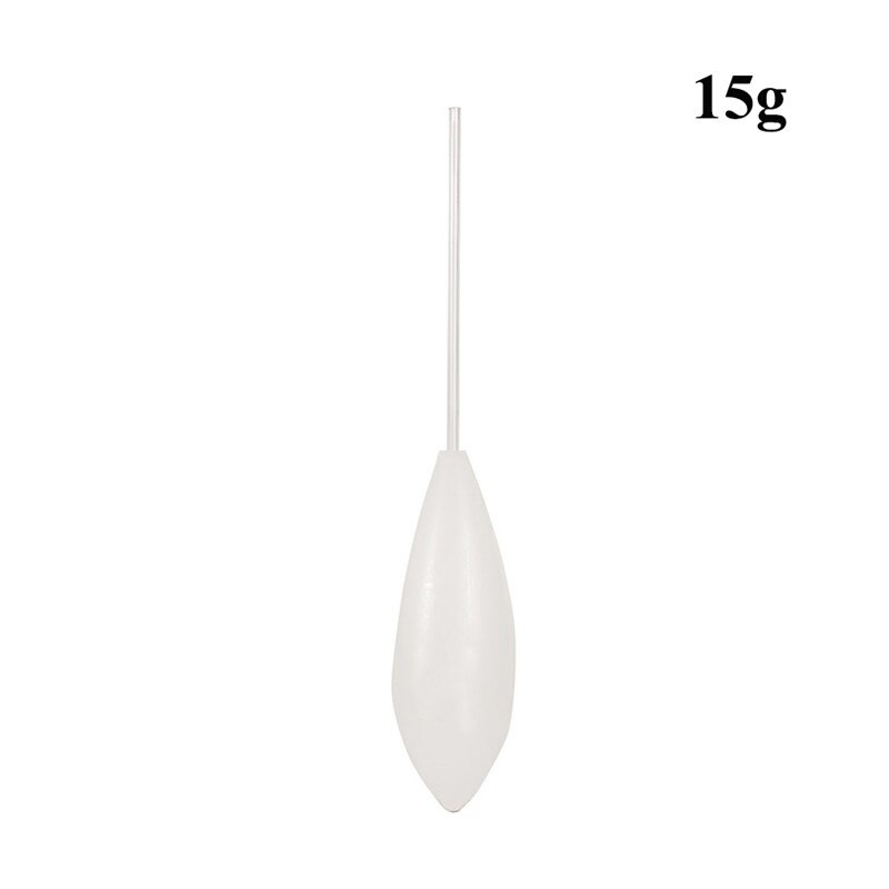 Fishing Float Acrylic Sinking-down Float Upward Float Bombarda Fishing Float Fish Bobber Float 5pcs 15-50g: 15g