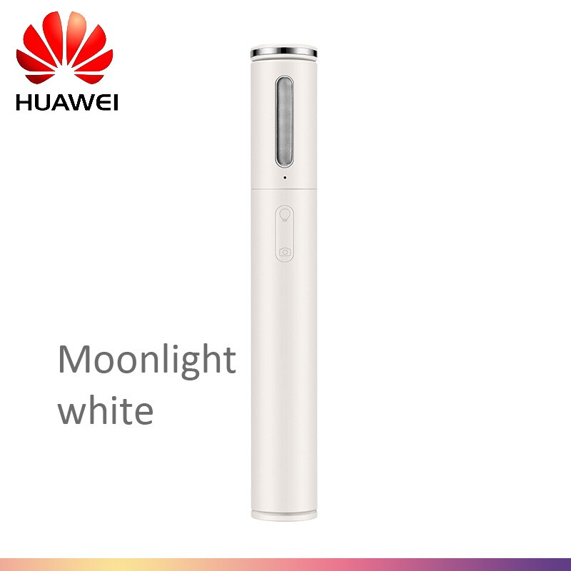 Original HUAWEI CF33 Bluetooth selfie bâton troisième vitesse lumière de remplissage poche mini selfie bâton voyage portable honneur selfie bâton: white