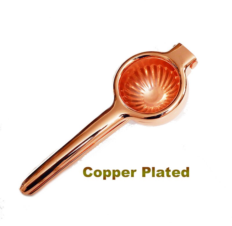 Manual Lemon Squeezer / Citrus Juicer, manual squeezer ，Stainless steel/ Copper/Gold Plated Bar Tools Kitchen Accessories: Copper Plated
