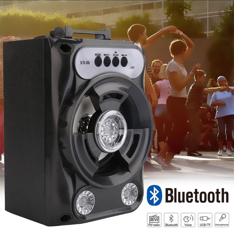 27RA Large Size Bluetooth Speaker Wireless Sound System Bass Stereo with LED Light