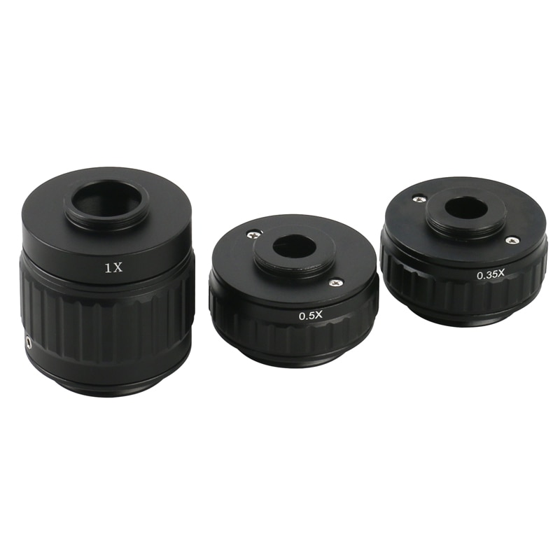 0,3X 0,35X 0,4X 0,5X Adapter Objektiv 38mm Zu C-montieren Stecker 1X Trinokular Stereo Mikroskop Rohr für Digital Kamera Fokussierung