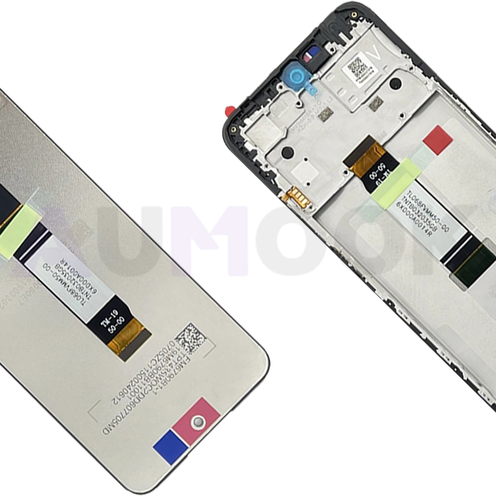 Pantalla de 6,79" para Redmi 12 4G/5G LCD Pantalla táctil Ensamblaje de digitalizador Pantalla para Xiaomi Redmi12 con marco Pantalla LCD