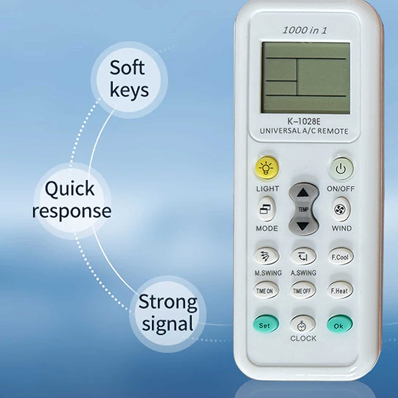 1000 in 1 afstandsbediening Universeel A/C Air Air Remote Conditioning Afstandsbediening Speciaal K-1028E Instelling met één knop Universeel