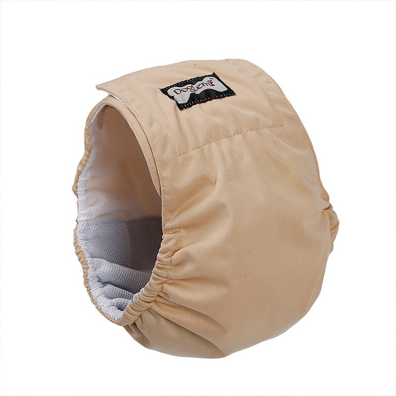 Hund Windel Shorts für Große Hund männlichen Sanitär Haustier Großen Hund Physiologischen Hosen Höschen männlichen Hund Katze Windeln Unterwäsche Briefs: Beige / XL