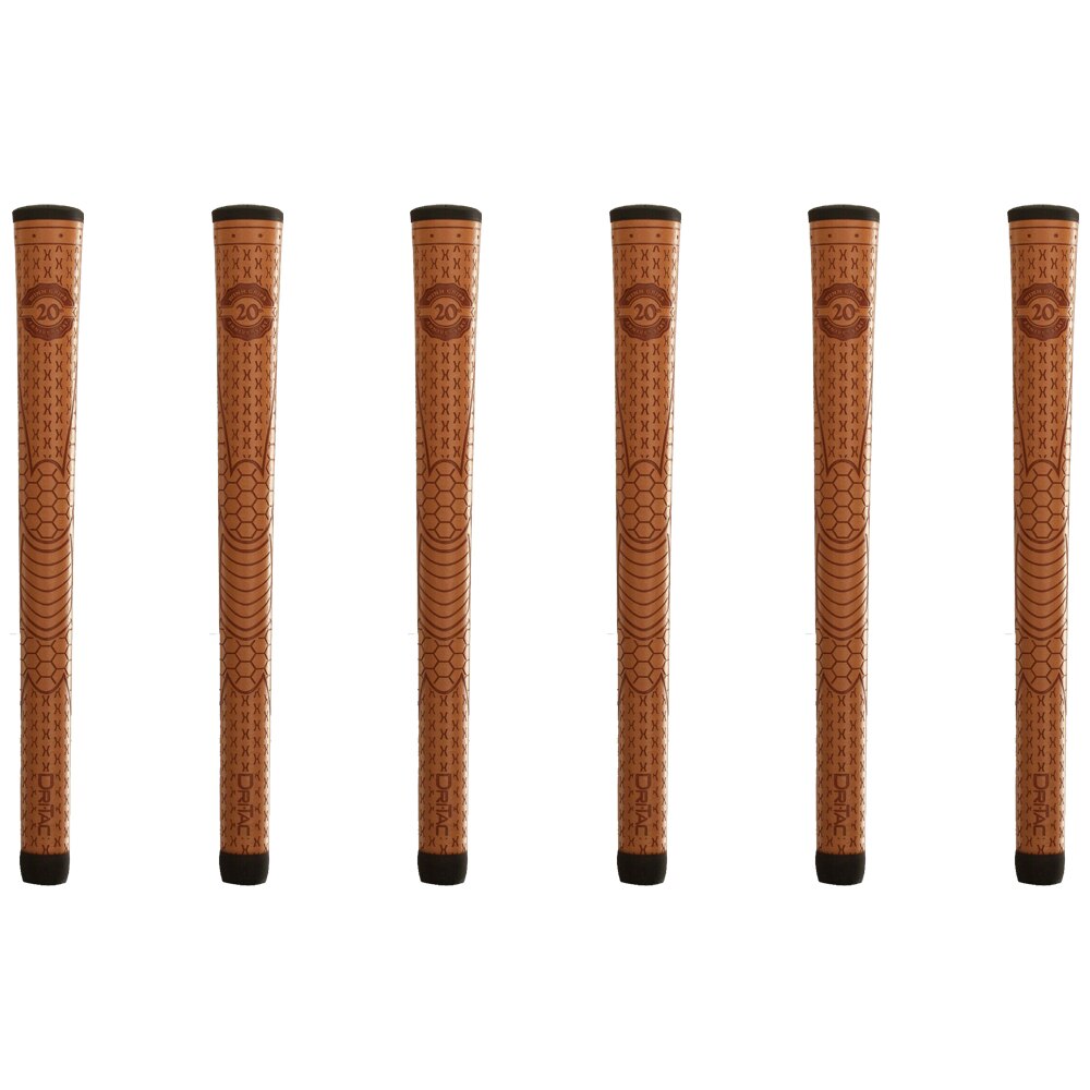 10 TEILE/LOS WINN DRITAC AVS Standard UND MITTELSTÄNDISCHE Golf GRIFFE: Midsize Braun