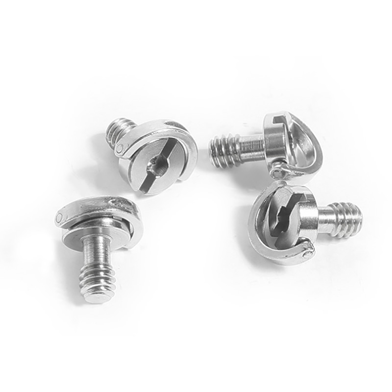 5 PCS Universal D Shaft D-ring 1/4 Inch Hexagon socket Thead Camera Screw for DSLR Camera Rig - LS007
