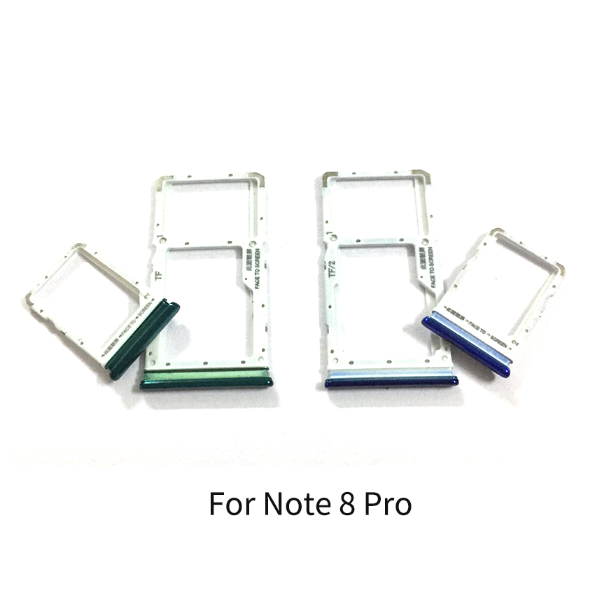 For Xiaomi Redmi Note 8 / Note 8T / Note 8 Pro SIM Card Tray Slot Holder Adapter Socket Repair Parts