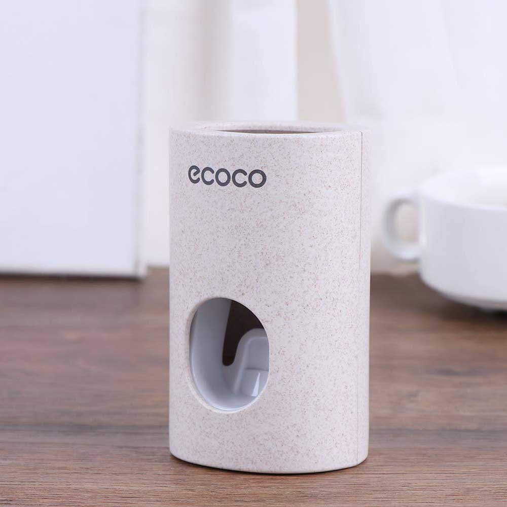 Tandpasta knijpers automatische tandpasta dispenser tand stofdichte tandenborstelhouder wandmontage standaard badkamer accessoires set