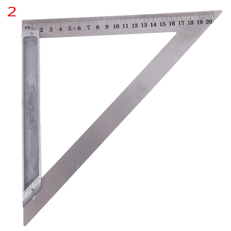 90 Degrees 150/200mm Triangle Ruler Stainless steel Horizontal Woodworking Speed Square Protractor Trammel Measuring Tool