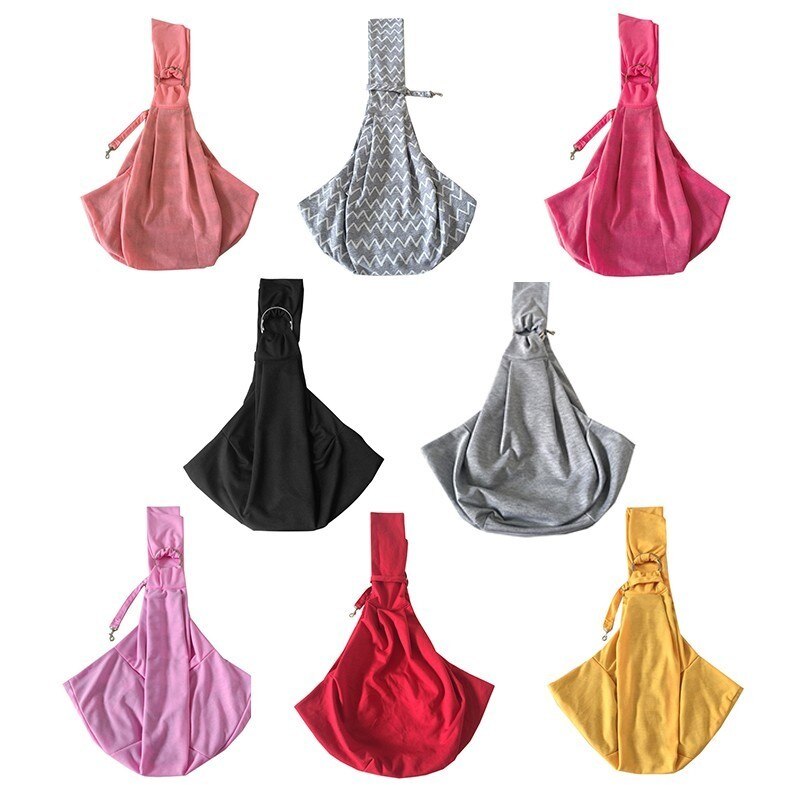 Benepaw Adjustable Two-side Useable Small Dog Sling Backpack Breathable Puppy Dog Travel Bag Pet Sling Carrier Security Lock