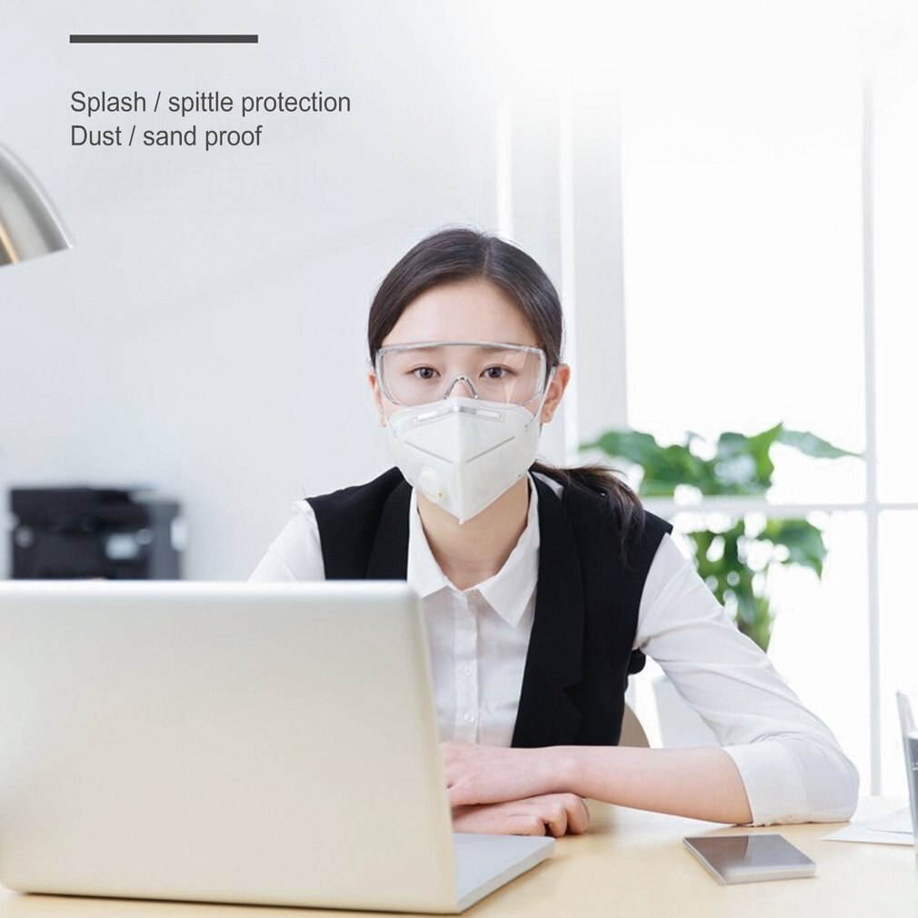 Veiligheidsbril Lab Eye Beschermende Brillen Clear Lens Werkplek Veiligheidsbril Anti-Dust Levert