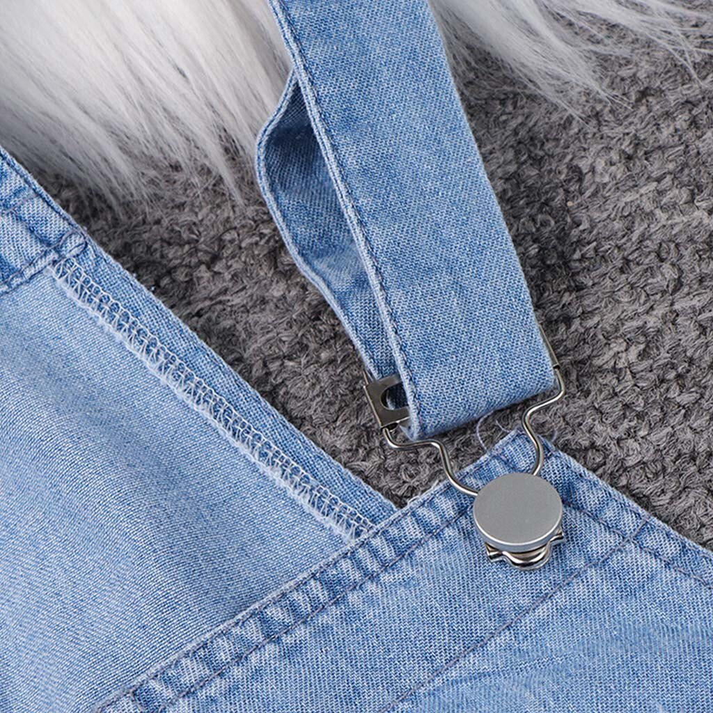 Nuevos monos de mezclilla a la , mono informal para mujer, mono con cordón, monos sueltos de verano para mujer, mamelucos sueltos de mujer, # T1G