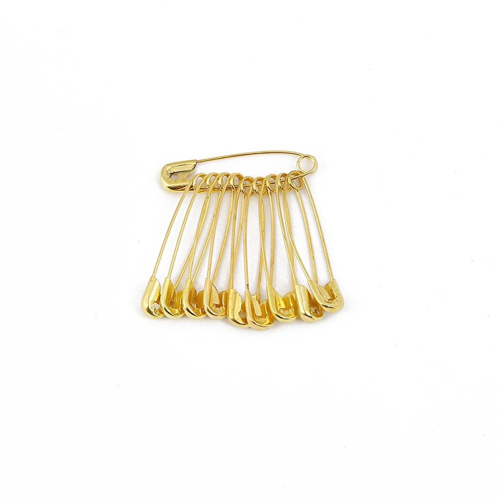 50 stk sølv sikkerhetsnåler gjør-det-selv syverktøy tilbehør rustfritt stål nåler stor sikkerhetsnål liten brosje klær tilbehør: måke / 7 x 32mm