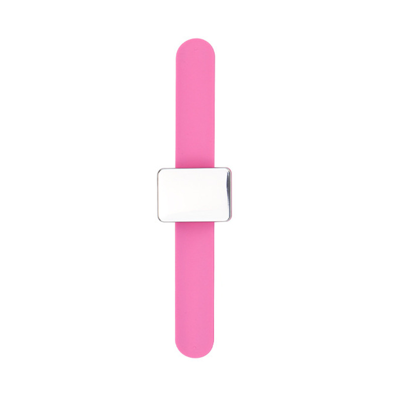 Haircare Styling Accessories Magnetic Wrist Band Pin Holder Pincushion Diy Magnetic Sewing Tools Silicone Wristband Hairstyle: Dark Khaki