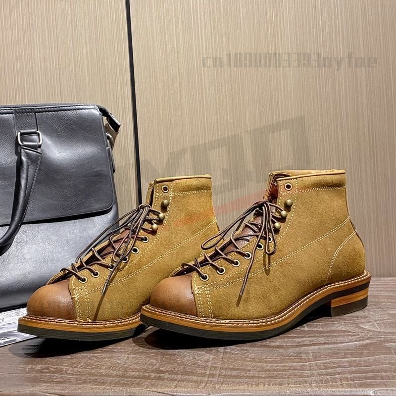 hoch-oben-Stiefel für Herren, kurzes Gesicht, Arbeitsschuhe, Radfahren, Moto-Stiefel, Fallschirmjäger, kurze Stiefel, Reiten, Motorradfahrerstiefel