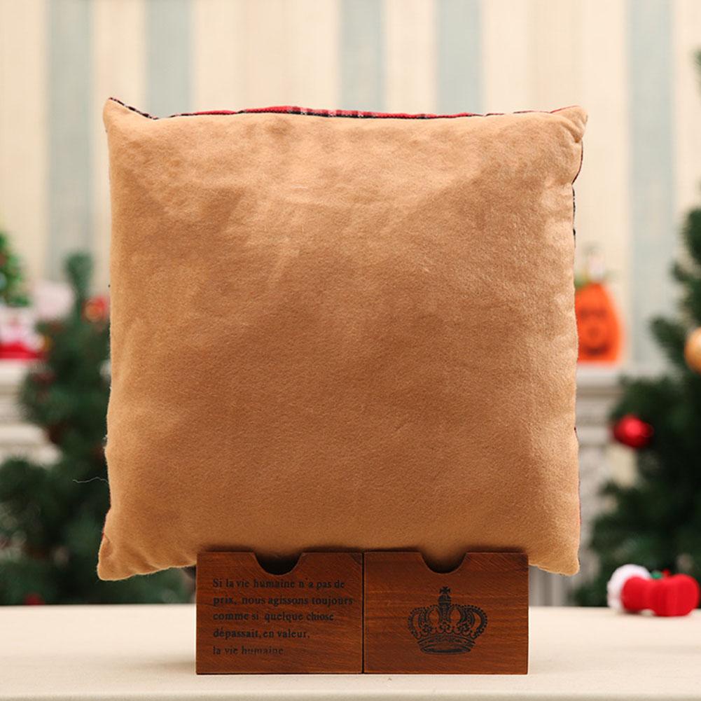 Jul säckväv kudde jul heminredning santa snögubbe kudde kudde