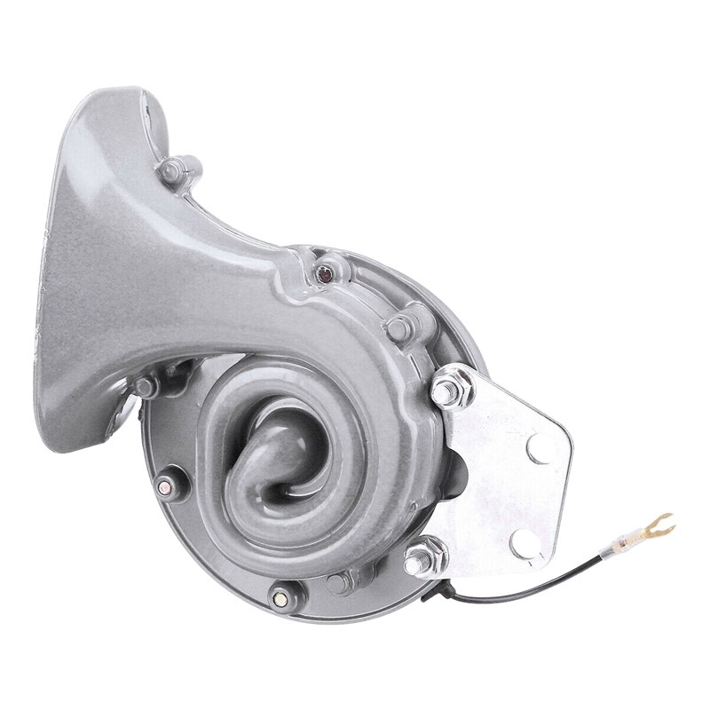 Universal Grey Loud Raging Sound 125Db 12V Electric Snail Air Horn Car Motorcycle Boat