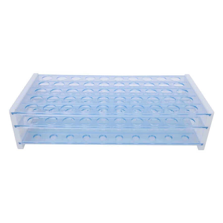 test tube rack plastic 3-layer laboratory test tube rack 50 holes Removable accessories for laboratory equipment