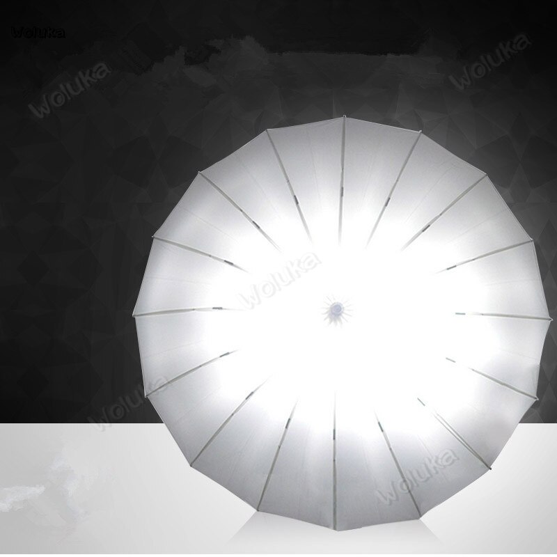 Straight handle no cross dead light soft light umbrella / transparent umbrella outlet 16 fiber umbrella rib CD50 T07