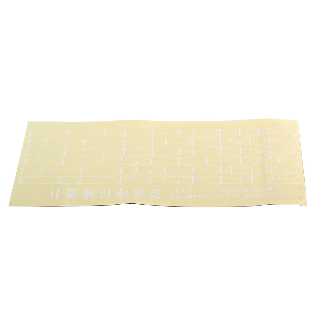 Note Position Chart Sticker Protectors Decal Sticker for Erhu Players