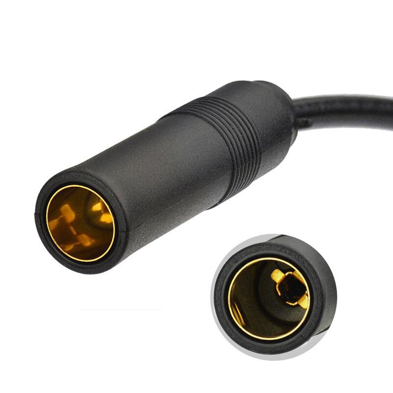 Auto am fm dab radio antenne coax 30cm adapterkabel din 41585 to iso stekker voor seat skoda smart vw ford