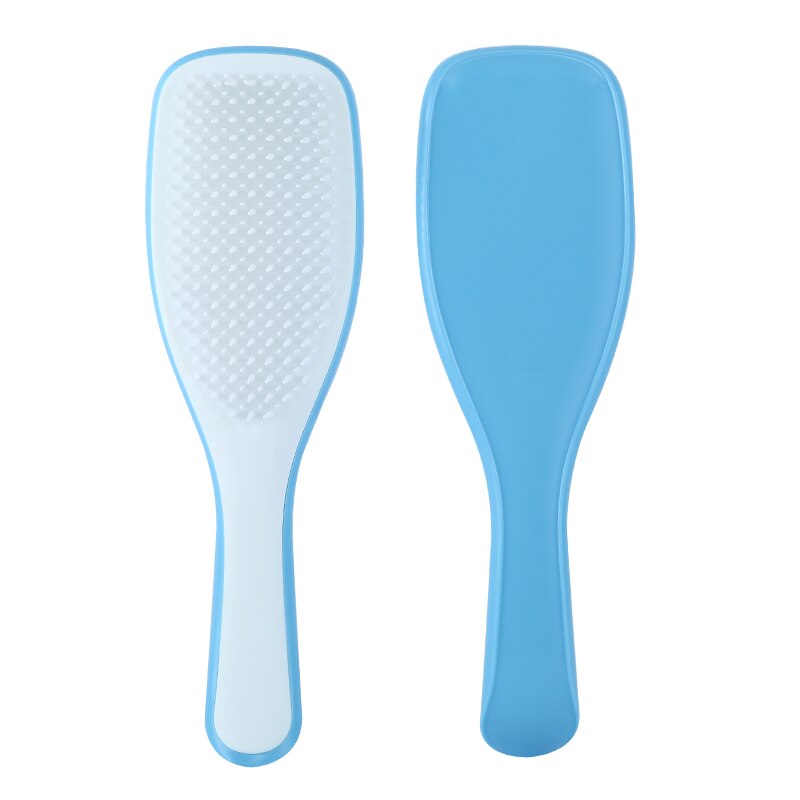 Magic Comb Anti-static Massage Hair Brush No Tangle Detangle Shower TT Combs For Salon Barber Styling Tools Hairdressing: Blue