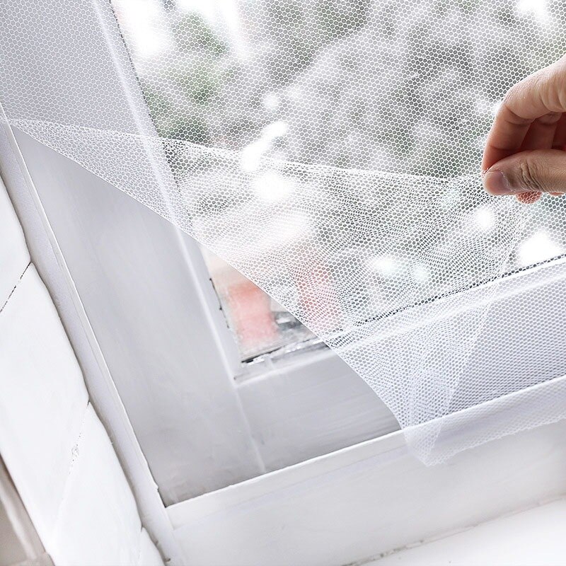 Summer Self-Adhesive Window Screen Mesh Anti-Mosquito Screen Window Net Screen Window DIY Can Be Cut And Encrypted Screen