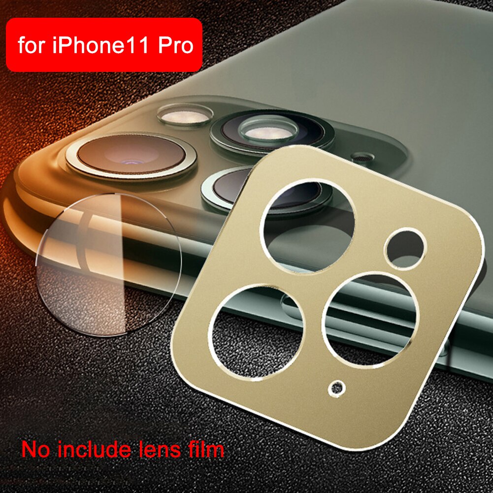 Lens Protective Cover Metal Anti-scratch Phone Camera Lens Protective Cover Case for iPhone 11 Pro Max