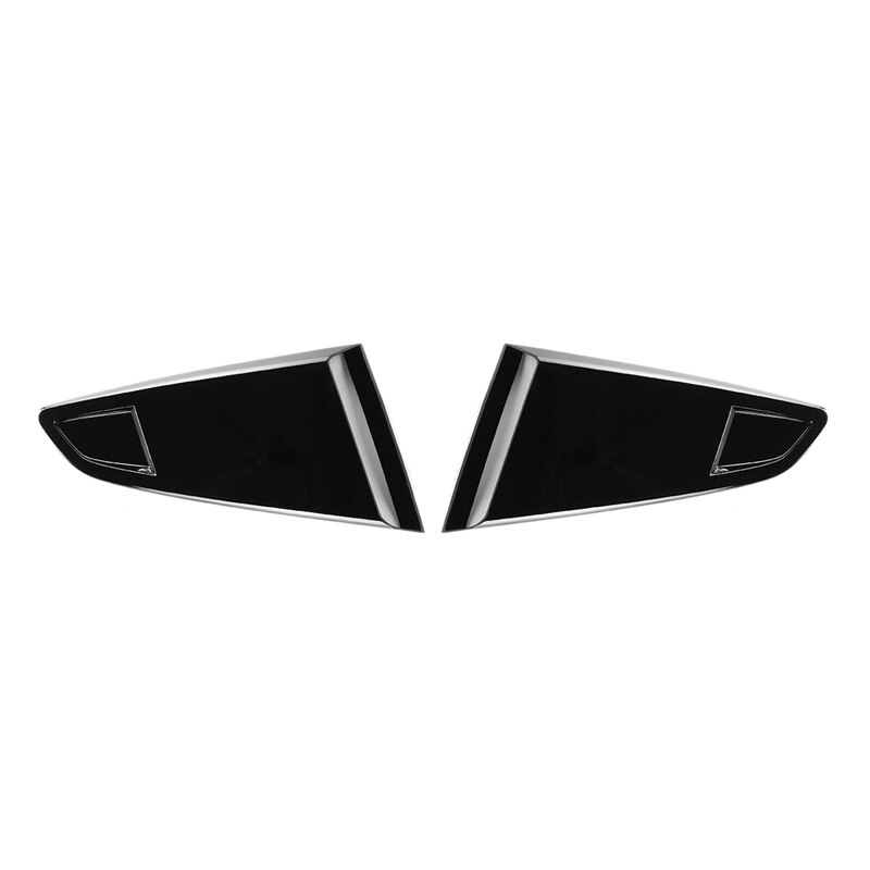1Pair Car Side Window Quarter Rear Louver Scoops Side Vent Scoop Cover Trim for Ford Mustang 2 Door for Coupe Model