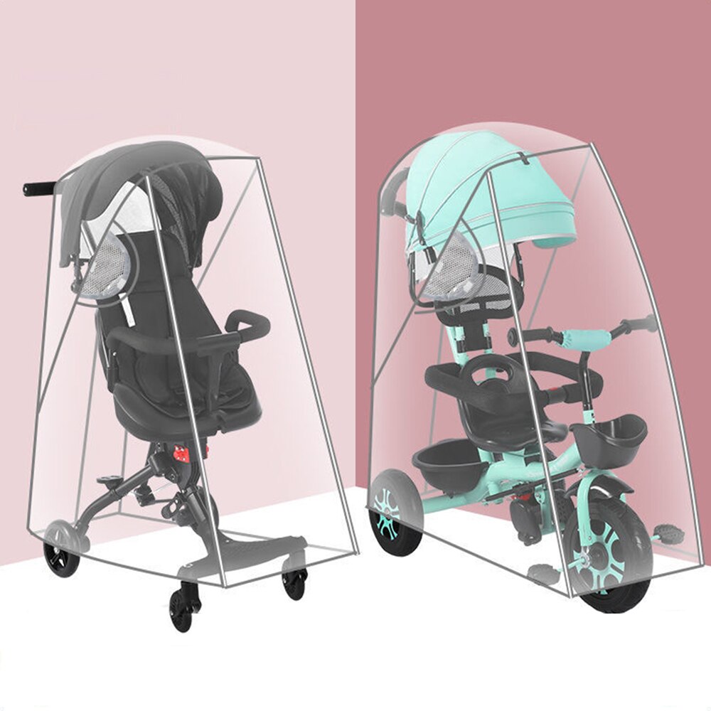 Baby Stroller Stroller Accessories Windshield Universal Strollers Rain Cover Pushchairs Raincoat Stroller Windscreen