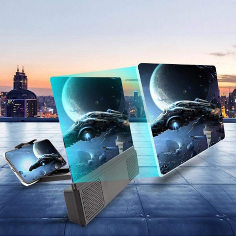 12 inch HD Mobile Phone Screen Folding Magnifier HD Video Amplifier vn5f