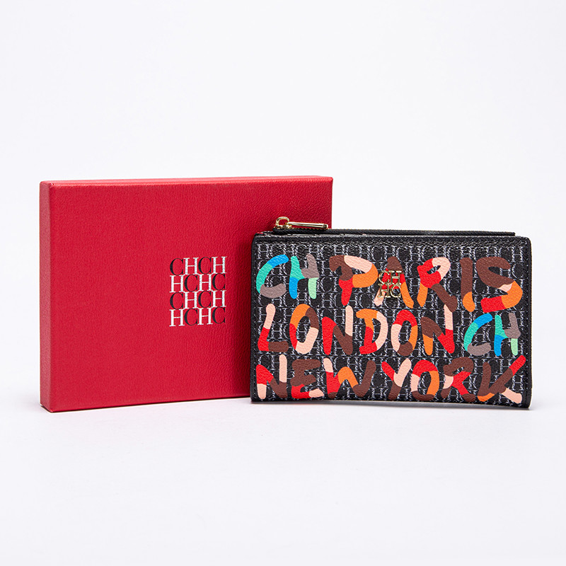 CH Cartoon Pattern Printed Wallet Tiny Portable Ladies Coin Purse Fashionable Suitable for Many Occasions Ladies Use: green