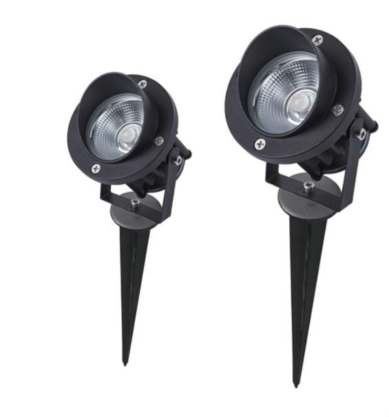 3w 5w 10w outdoor LED Spot Light Black Shell super bright spike light waterproof Landscape IP65 Led Spotlight