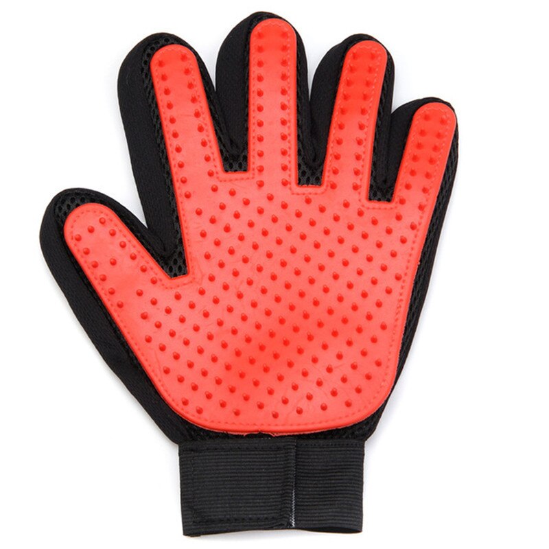Guante para el cuidado del pelo de gato, guante para quitar el pelo, peine de silicona, guantes para cepillar de manera suave y eficiente, para masaje de limpieza de mascotas y perros